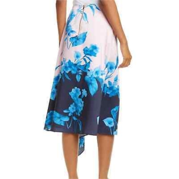 Ted BAKER Nemea Fantasia Floral Asymmetrical Skirt  US 6 - Picture 4 of 9
